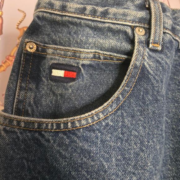 Navy tommy hilfiger baggy jeans - Picture 2 of 6
